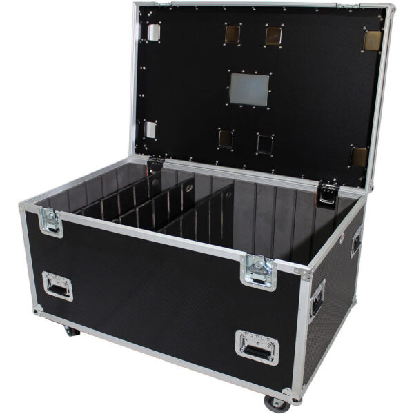 ProX Truck PaX Heavy-Duty Truck Pack Utility Flight Case with Divider & Tray (Black, 4-Pack) view 7