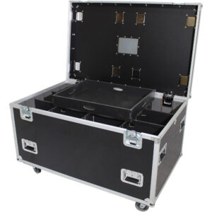 ProX Truck PaX Heavy-Duty Truck Pack Utility Flight Case with Divider & Tray (Black, 4-Pack)