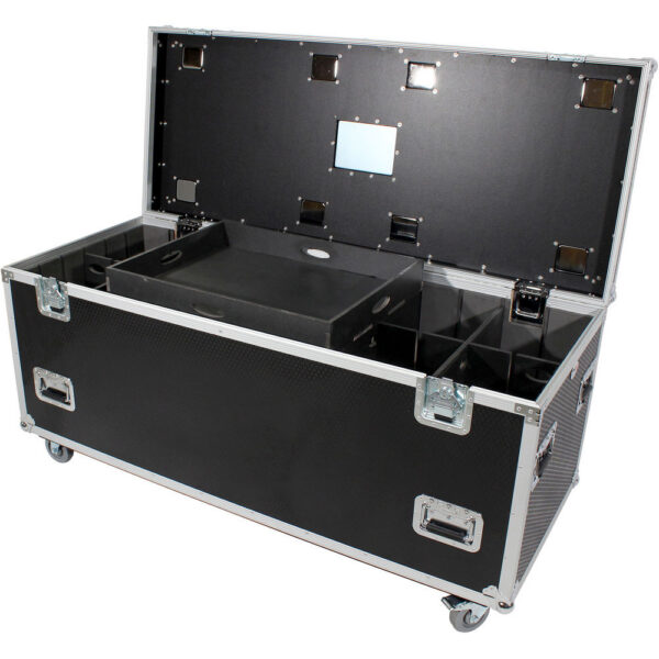 ProX Truck PaX Heavy-Duty Truck Pack Utility Flight Case with Divider & Tray (Black)