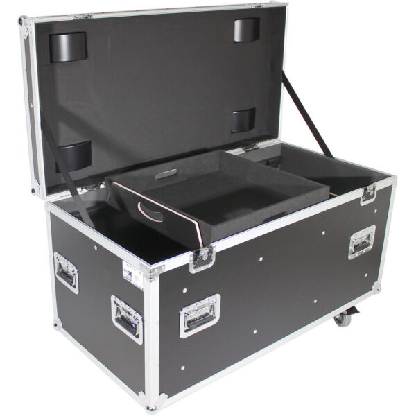 ProX Utility Storage Case with 4" Caster Wheels (Black) view 3