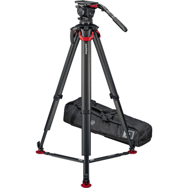 Sachtler aktiv 18T System with flowtech 100 GS and Ground Spreader view 4