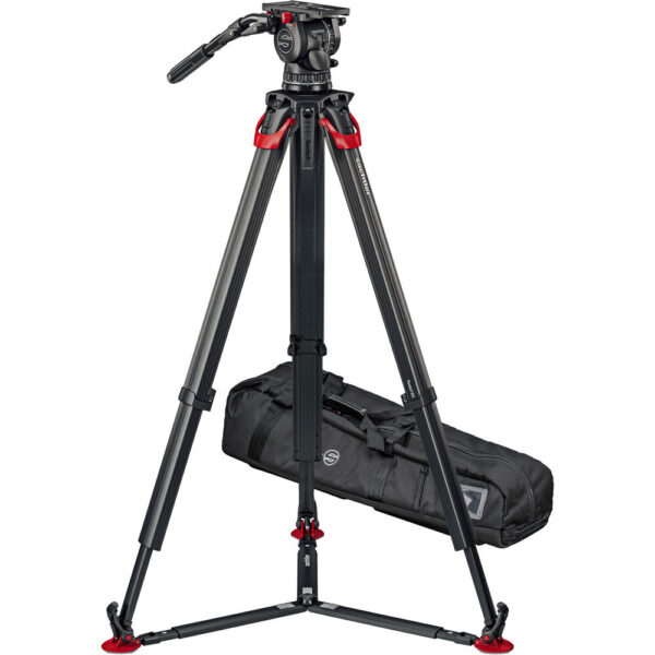 Sachtler aktiv 18T System with flowtech 100 GS and Ground Spreader view 5