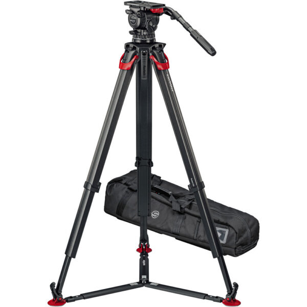 Sachtler aktiv 18T System with flowtech 100 GS and Ground Spreader view 6