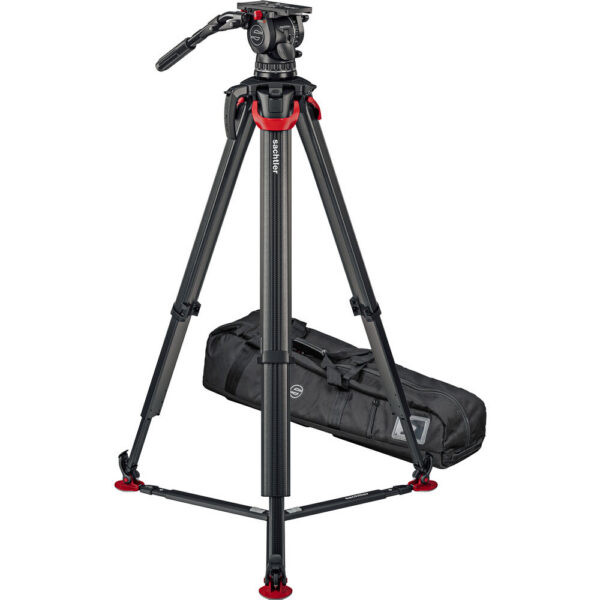 Sachtler aktiv 18T System with flowtech 100 GS and Ground Spreader
