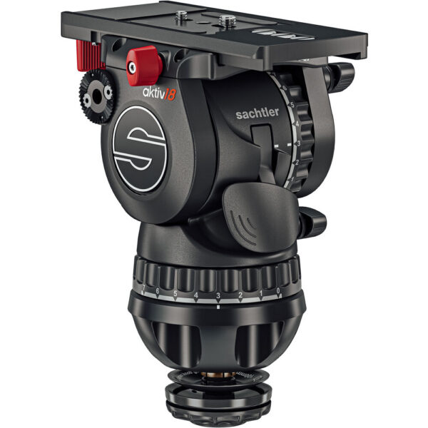 Sachtler aktiv 18T System with flowtech 100 MS and Mid-Level Spreader view 2