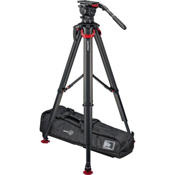 Sachtler aktiv 18T System with flowtech 100 MS and Mid-Level Spreader view 4