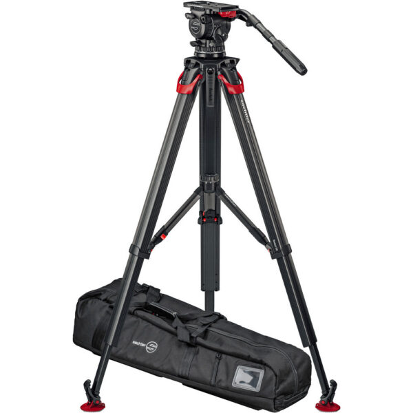 Sachtler aktiv 18T System with flowtech 100 MS and Mid-Level Spreader view 6