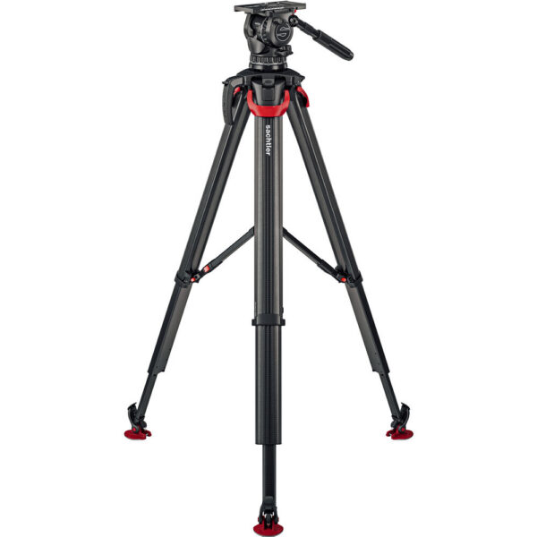 Sachtler aktiv 18T System with flowtech 100 MS and Mid-Level Spreader view 7