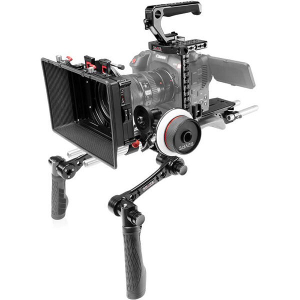 SHAPE Baseplate Kit with Matte Box & Follow Focus for Canon EOS C80 view 4