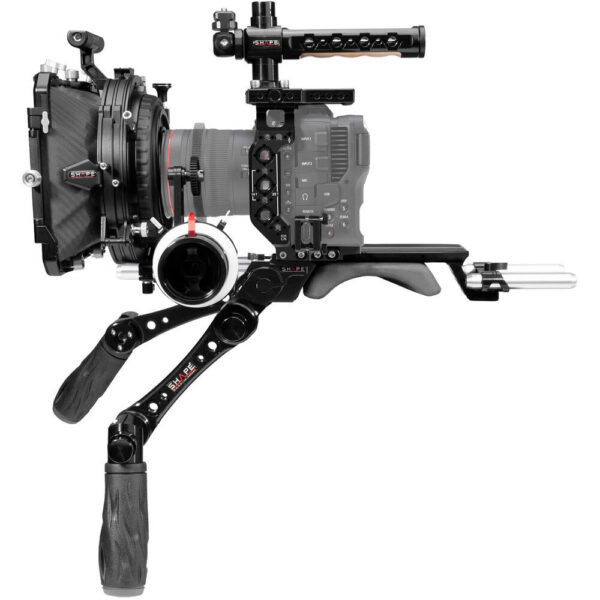 SHAPE Canon C70 Camera Cage Shoulder Rig with Matte Box & Follow Focus view 6