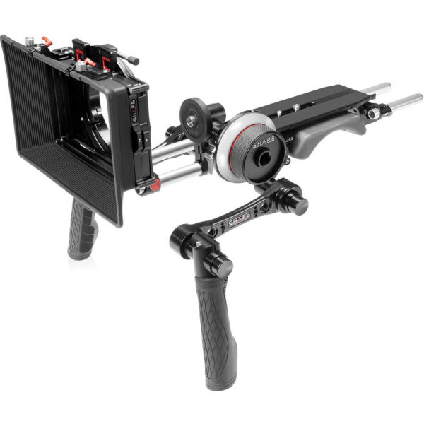 SHAPE Compact Revolt Shoulder Baseplate Kit with Follow Focus, Matte Box & Handgrips (Black) view 6