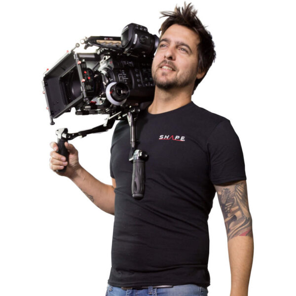 SHAPE Compact Revolt Shoulder Baseplate Kit with Follow Focus, Matte Box & Handgrips (Black) view 7
