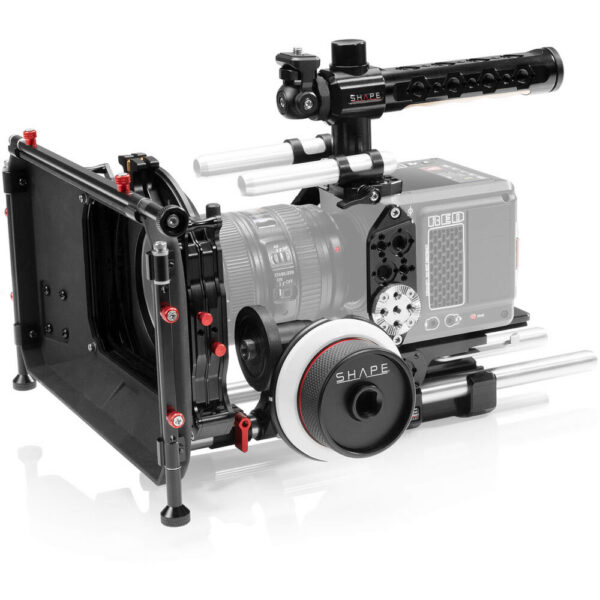 SHAPE RED KOMODO Kit with Cage, Baseplate, Top Handle, Matte Box & Follow Focus Kit view 5