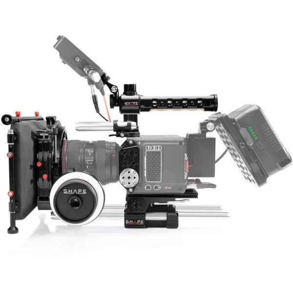 SHAPE RED KOMODO Kit with Cage, Baseplate, Top Handle, Matte Box & Follow Focus Kit view 6