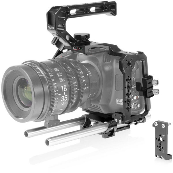 SHAPE Shoulder Mount Kit for Blackmagic Cinema Camera 6K, 6K Pro & 6K G2 view 6