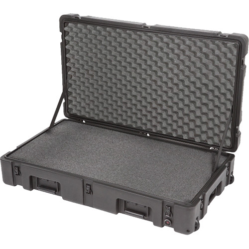 SKB R Series 3821-7 Waterproof Utility Case with Wheels (Black, Cubed Foam) view 3
