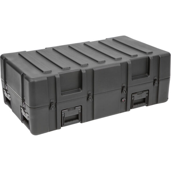 SKB R Series 4222-14 Waterproof Utility Case with Wheels (Black, Layered Foam) view 4