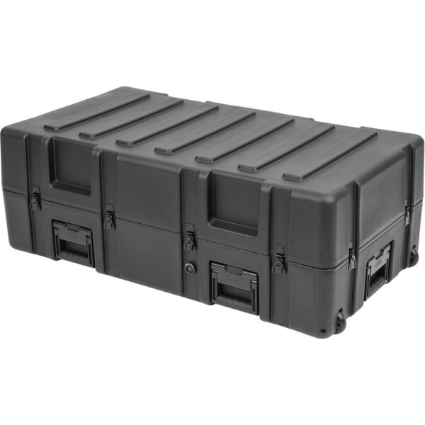 SKB R Series 4222-14 Waterproof Utility Case with Wheels (Black, Layered Foam) view 6