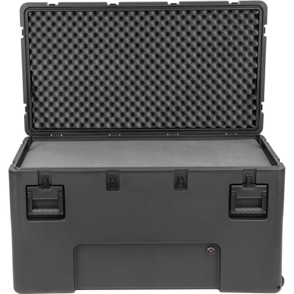 SKB R Series 4222-24 Waterproof Utility Case with Wheels (Black, Layered Foam) view 2