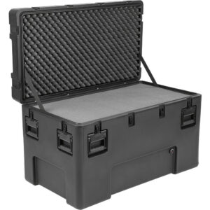 SKB R Series 4222-24 Waterproof Utility Case with Wheels (Black, Layered Foam)