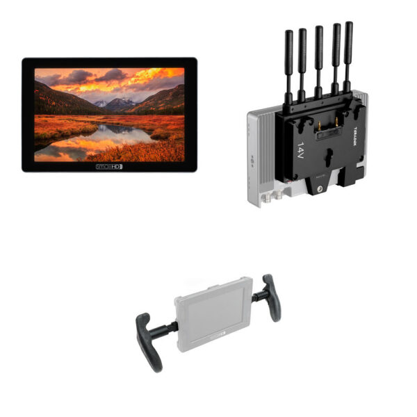 SmallHD Cine 7 Monitor with Bolt 6 Monitor Module 1500 RX Kit (Gold Mount) view 4