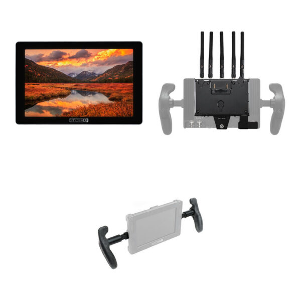 SmallHD Cine 7 Monitor with Bolt 6 Monitor Module 750 RX Kit (Gold Mount) view 4
