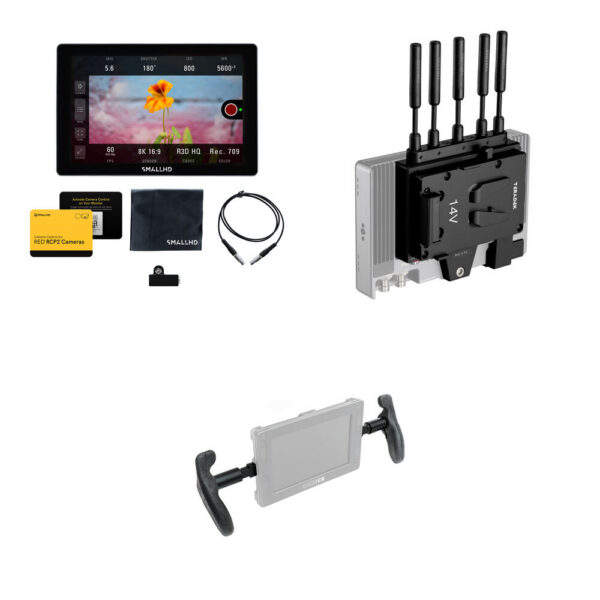 SmallHD INDIE 7 RED RCP2 Monitor for KOMODO/DSMC3 with Bolt 6 1500 Receiver Handheld Kit (V-Mount) view 5
