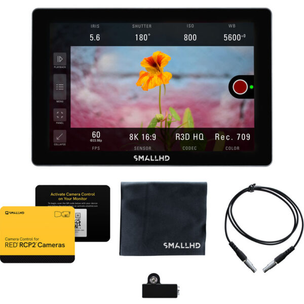SmallHD INDIE 7 RED RCP2 Monitor for KOMODO/DSMC3 with Bolt 6 1500 Receiver Handheld Kit (V-Mount) view 6