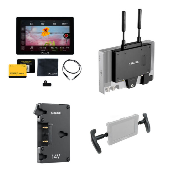 SmallHD INDIE 7 RED RCP2 Monitor for KOMODO/DSMC3 with Bolt 6 1500 Transmitter Handheld Kit (Gold Mount) view 6