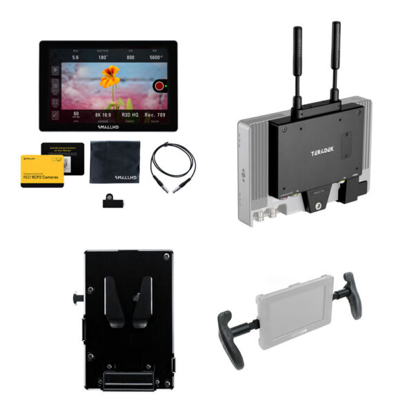 SmallHD INDIE 7 RED RCP2 Monitor for KOMODO/DSMC3 with Bolt 6 1500 Transmitter Handheld Kit (V-Mount) view 6