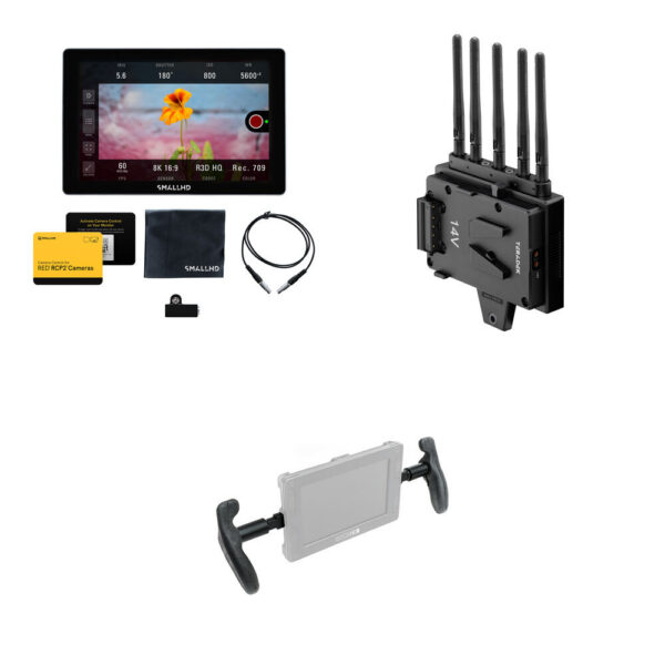 SmallHD INDIE 7 RED RCP2 Monitor for KOMODO/DSMC3 with Bolt 6 750 Receiver Handheld Kit (V-Mount) view 5