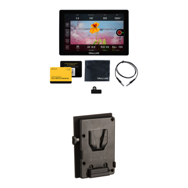 SmallHD INDIE 7 RED RCP2 Monitor for KOMODO/DSMC3 with Pro Battery Plate Kit (V-Mount) view 4