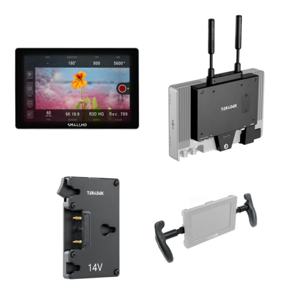 SmallHD INDIE 7 Touchscreen Monitor with Bolt 6 1500 Transmitter Handheld Kit (Gold Mount) view 5