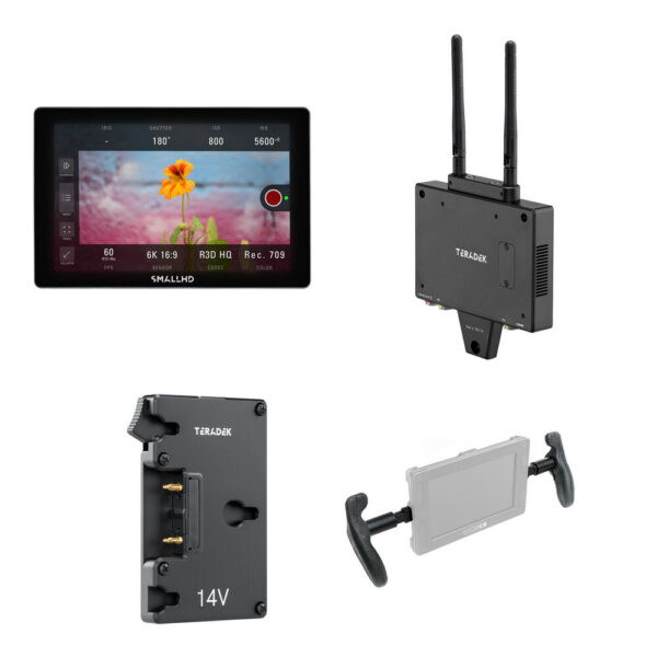 SmallHD INDIE 7 Touchscreen Monitor with Bolt 6 750 Transmitter Handheld Kit (Gold Mount) view 5
