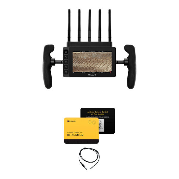 SmallHD ULTRA 5 Bolt 6 RX 750 Monitor with Control Kit for RED DSMC2 (V-Mount) view 3