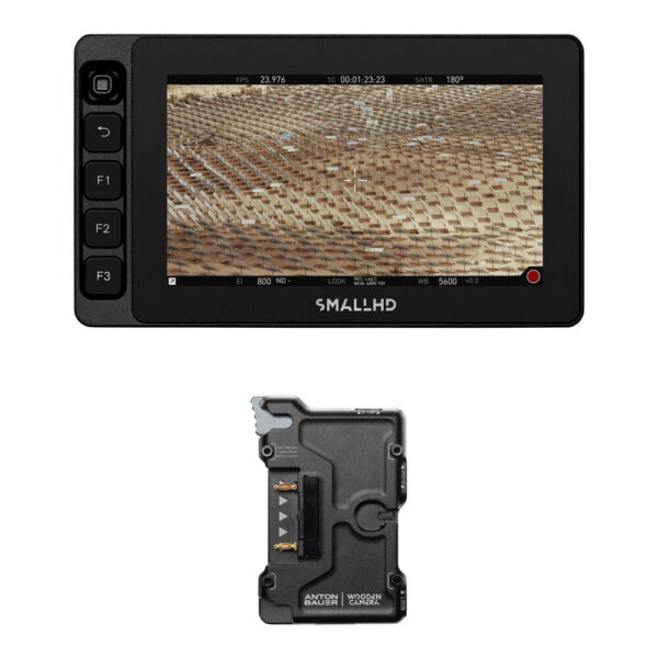 SmallHD ULTRA 5 On-Camera Monitor and Battery Plate Kit (Gold Mount) view 3