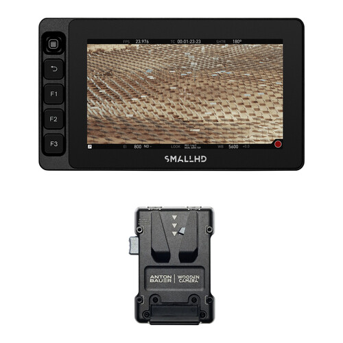 SmallHD ULTRA 5 On-Camera Monitor and Battery Plate Kit (V-Mount) view 3