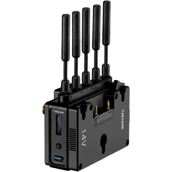 Teradek Bolt 6 LT 750 3G-SDI/HDMI Receiver with Internal Antennas (Gold Mount)