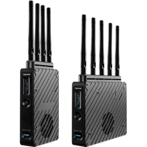 Teradek Bolt 6 XT 750 12G-SDI/HDMI Wireless RX/TX Deluxe Kit (V-Mount) view 2