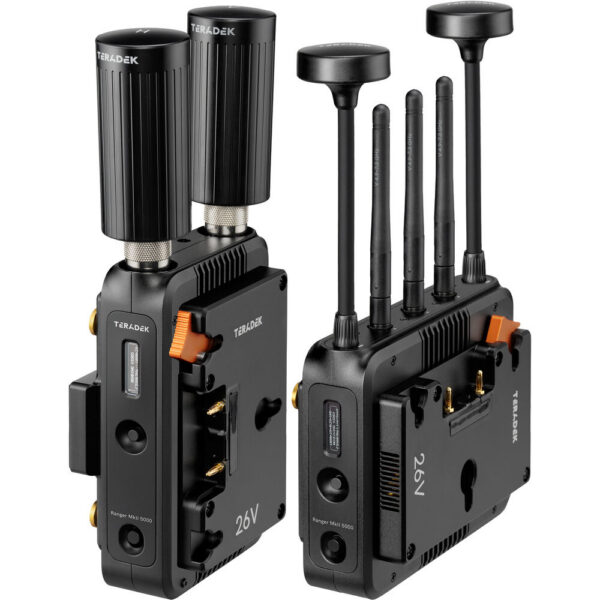 Teradek Ranger MK II 5000 12G-SDI/HDMI Wireless Transmitter/Receiver Deluxe Kit (26V Gold Mount) view 5