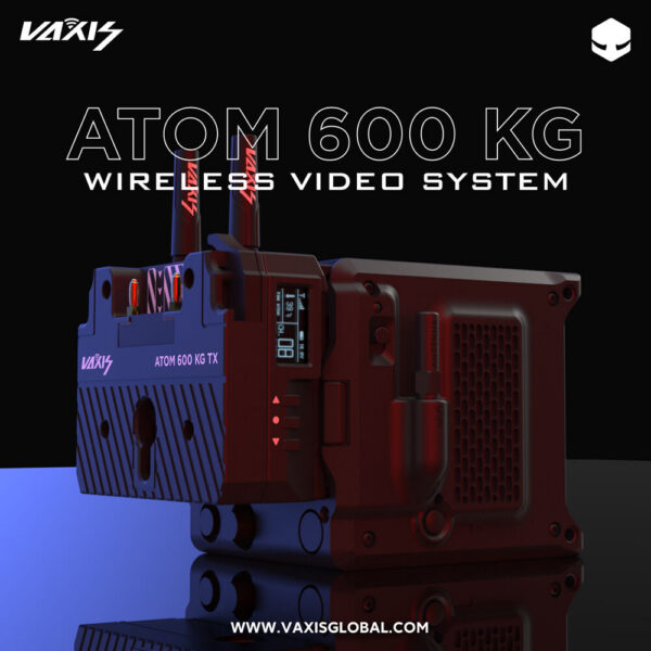Vaxis ATOM 600 SDI Wireless Video System for RED KOMODO (Gold Mount, Black) view 2