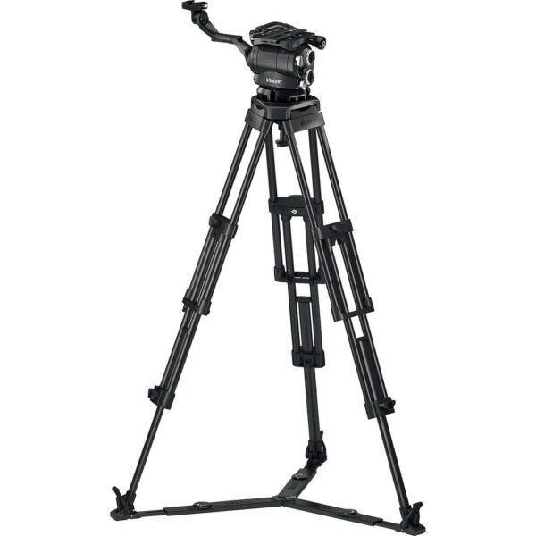 Vinten 3880-3 Two-Stage Aluminum Pozi-Loc EFP Tripod with Versine 360 Fluid Head & Ground Spreader view 7