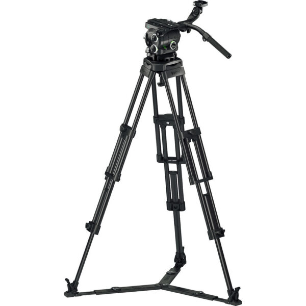 Vinten 3880-3 Two-Stage Aluminum Pozi-Loc EFP Tripod with Versine 360 Fluid Head & Ground Spreader view 8