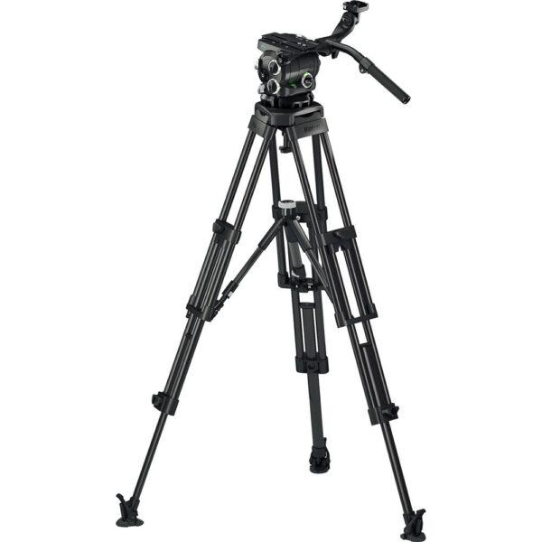 Vinten 3880-3 Two-Stage Aluminum Pozi-Loc EFP Tripod with Versine 360 Fluid Head & Mid-Level Spreader view 8