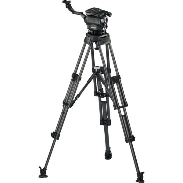 Vinten 3881-3 Two-Stage Carbon Fiber Pozi-Loc EFP Tripod with Versine 360 Fluid Head & Mid-Level Spreader view 7