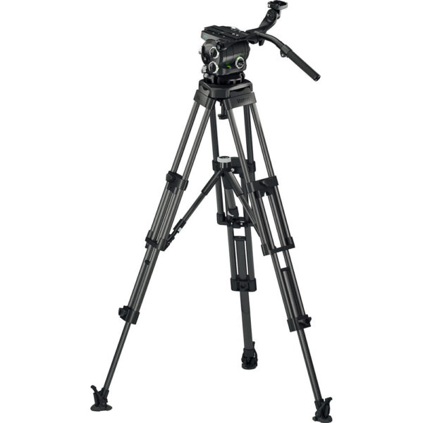 Vinten 3881-3 Two-Stage Carbon Fiber Pozi-Loc EFP Tripod with Versine 360 Fluid Head & Mid-Level Spreader view 8